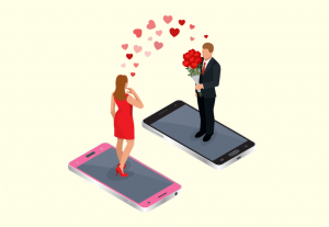 man and women on online dating and the history of it and how it works dating in digital era